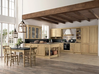 Cucina Classica con penisola Mida 05 di Colombini Kitchen