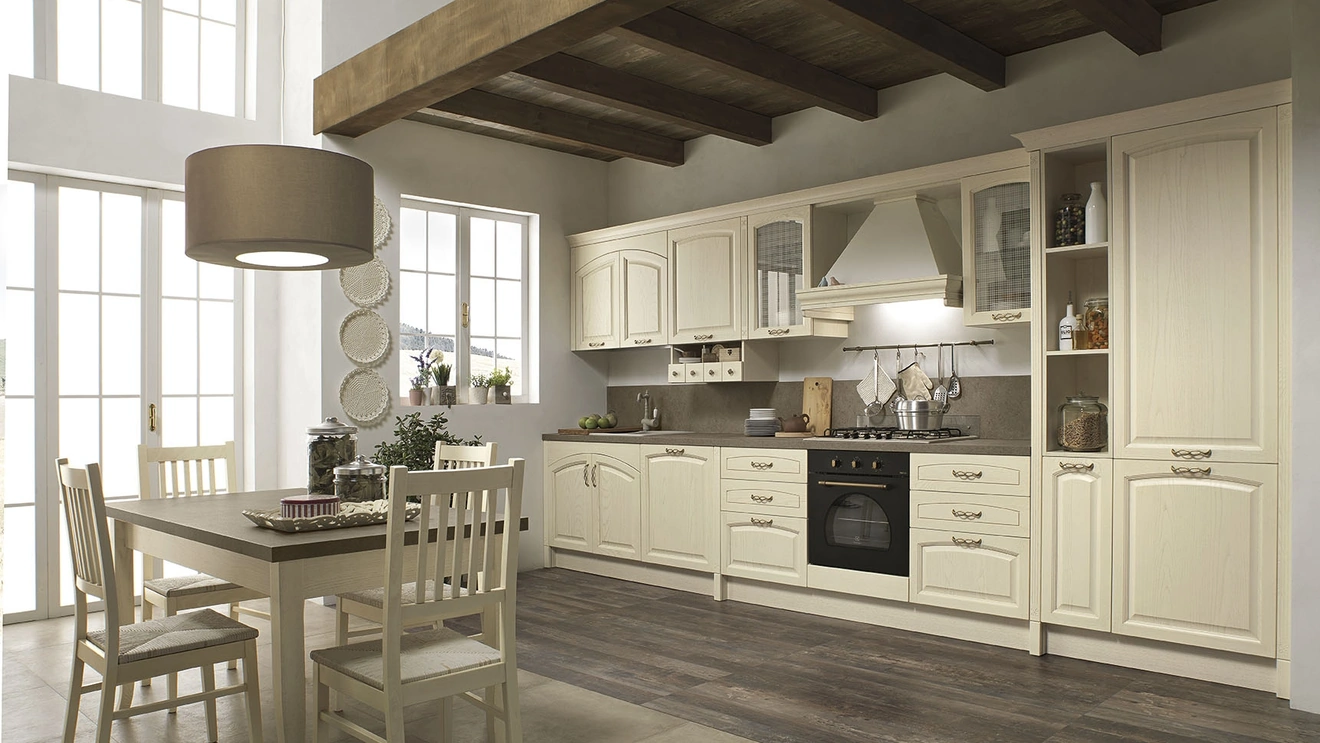 Cucina Classica lineare Mida 09 di Colombini Casa Artec