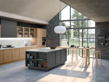 Cucina Classica Newport v4 in Rovere Avena di Stosa