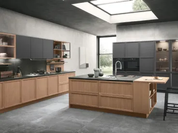 Cucina Classica Newport v5 in Rovere Barrique di Stosa