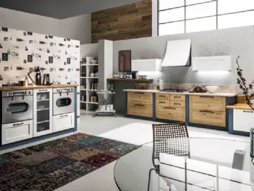 Cucina in Muratura Curry Rovere Naturale di Arrex