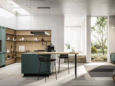 Cucina Moderna con isola Alma 03 di Arredo3