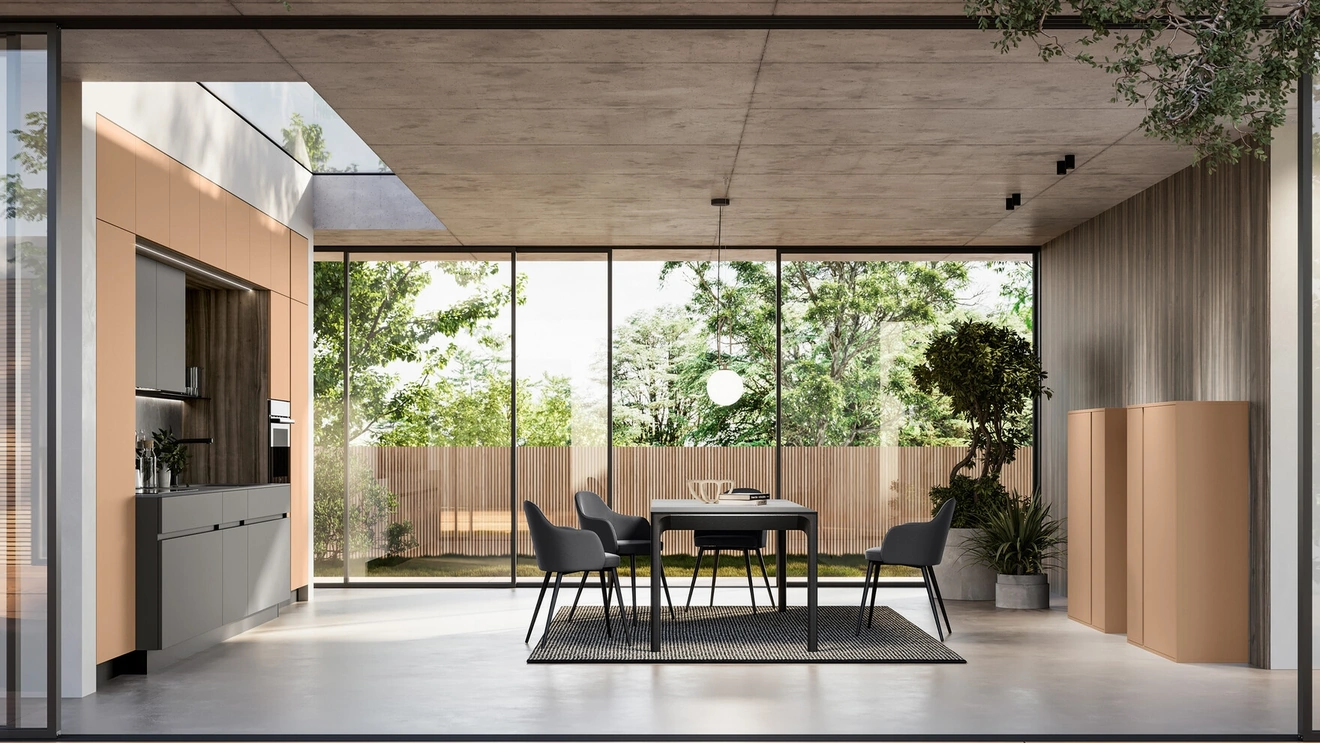 Cucina Moderna lineare Cloe 04 di Arredo3