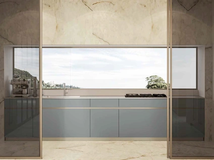 Cucina Moderna lineare Daytona Natural di Arrex