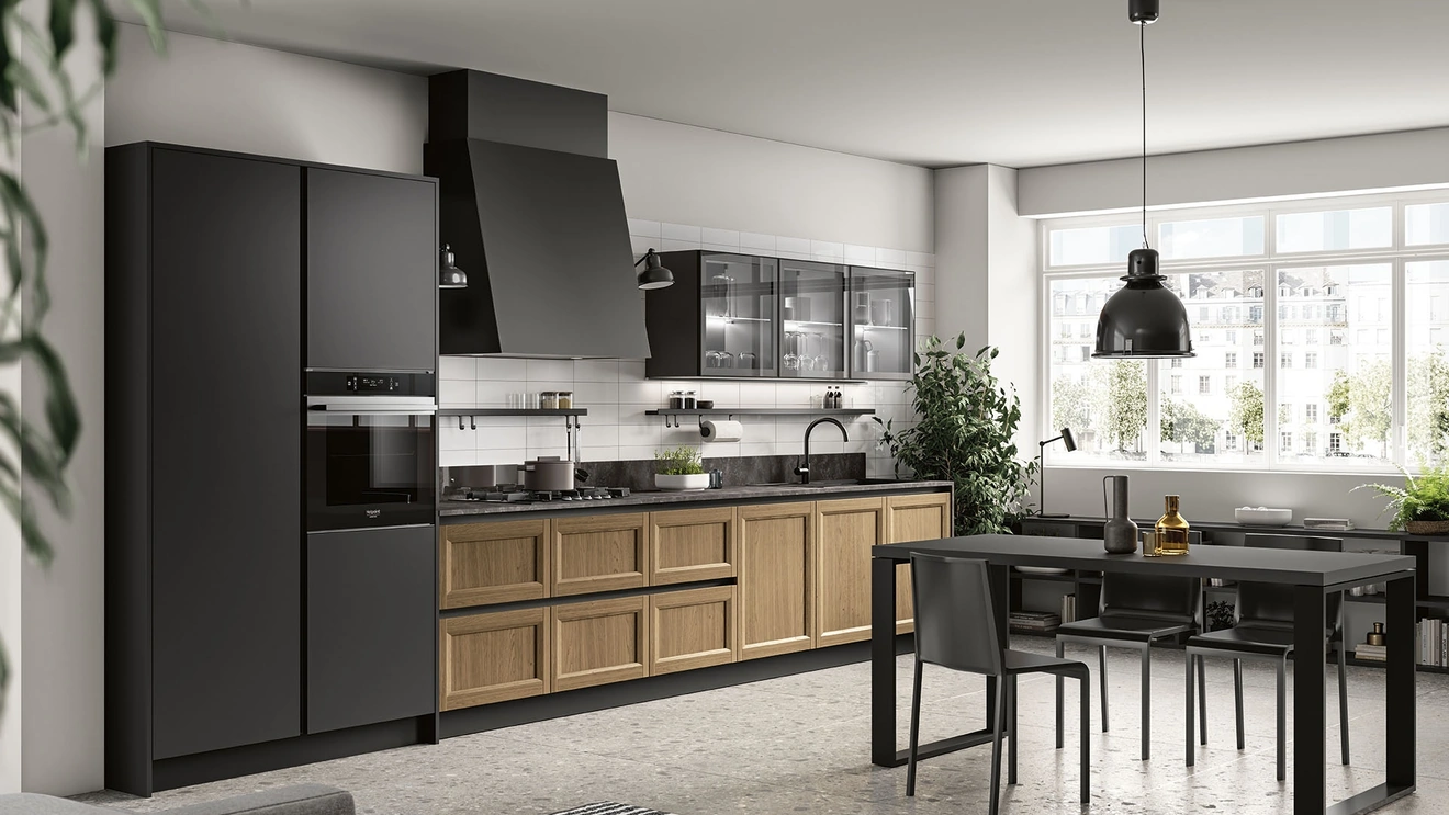 Cucina Moderna lineare Futura 13 di Colombini Casa Artec