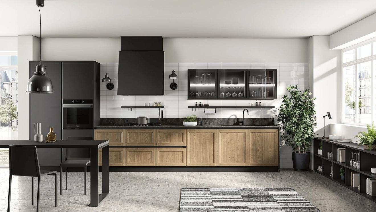 Cucina Moderna lineare Futura 13 di Colombini Casa Artec