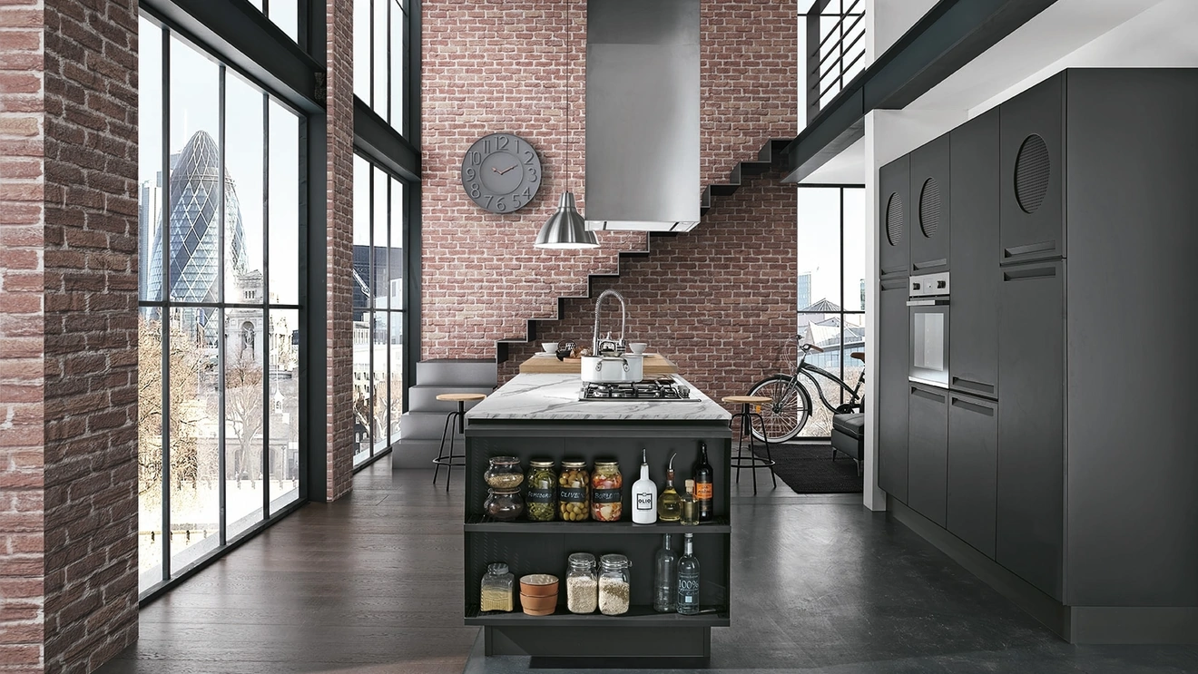 Cucina Moderna con isola Isla 01 di Colombini Kitchen