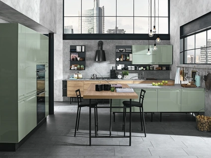 Cucina Moderna con penisola Isla 02 di Colombini Kitchen