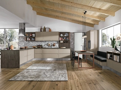 Cucina Moderna con penisola Isla 04 di Colombini Kitchen