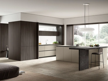 Cucina Moderna con isola Lungomare Plus 08 di Colombini Kitchen