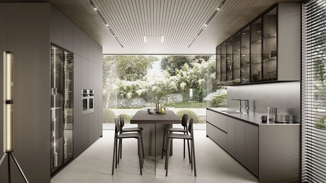 Cucina Moderna con isola Luxea 02 di Colombini Kitchen