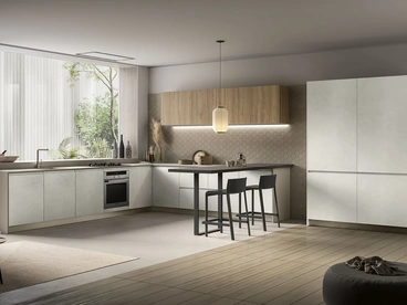 Cucina Moderna con penisola Pura 04 di Colombini Kitchen