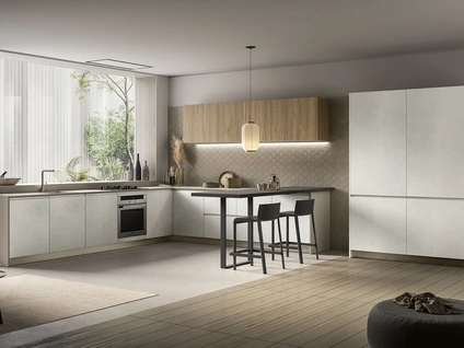 Cucina Moderna con penisola Pura 04 di Colombini Kitchen