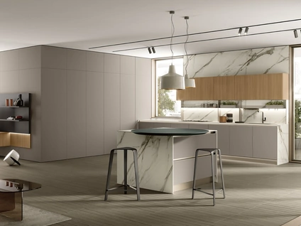 Cucina Moderna con isola Segno 04 di Colombini Casa Artec
