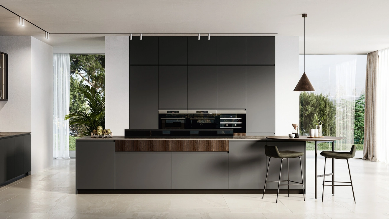Cucina Moderna in Pet opaco Wega di Arredo3