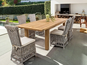 Tavolo in Teak riciclato Bounty di Bizzotto