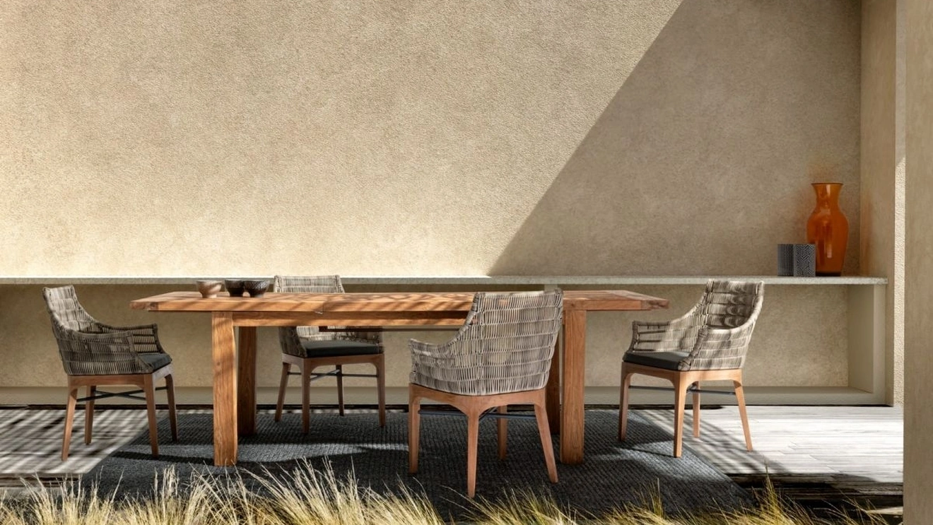 Tavolo in Teak riciclato Bounty di Bizzotto
