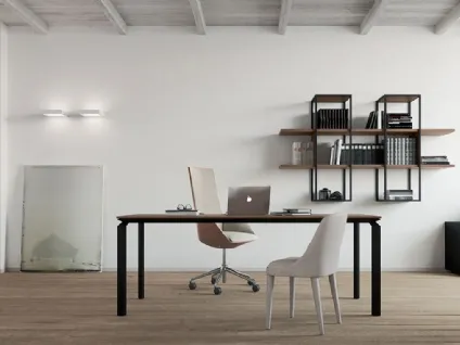 Libreria per Ufficio sospesa Biblos Tower 02 di Martex