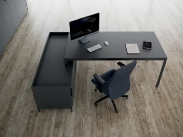 Scrivania Direzionale D1 05 in laccato opaco di Colombini Office