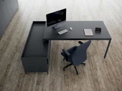 Scrivania Direzionale D1 05 in laccato opaco di Colombini Office