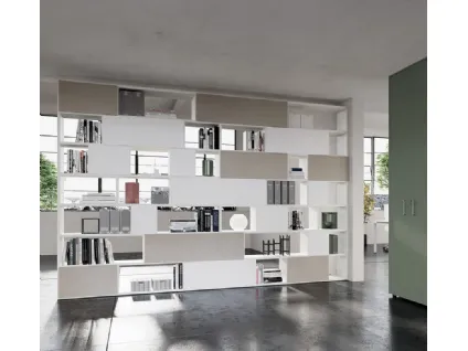 Libreria divisoria in laccato opaco e melaminico di Colombini Office
