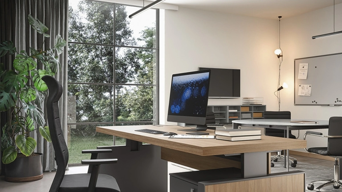 Poltrona Direzionale Montreal in tessuto di Cinquanta3