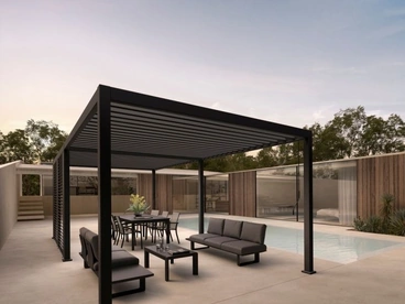 Pergola Ocean Antracite a isola di Bizzotto